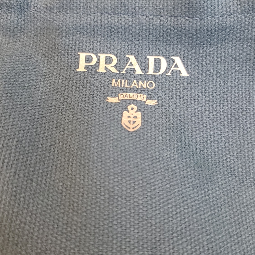Prada Blue Tote with Minimalist Design - Picture 2 of 6